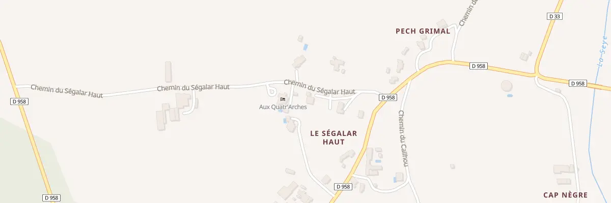 Plan du 119 Che du Ségalar Haut à Varen