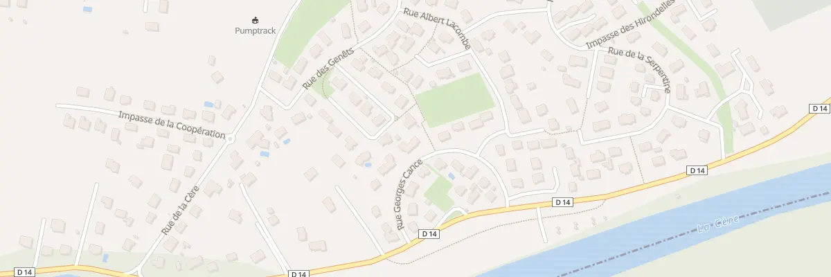 Plan du 15 Rue Georges Cance à Cœur de Causse