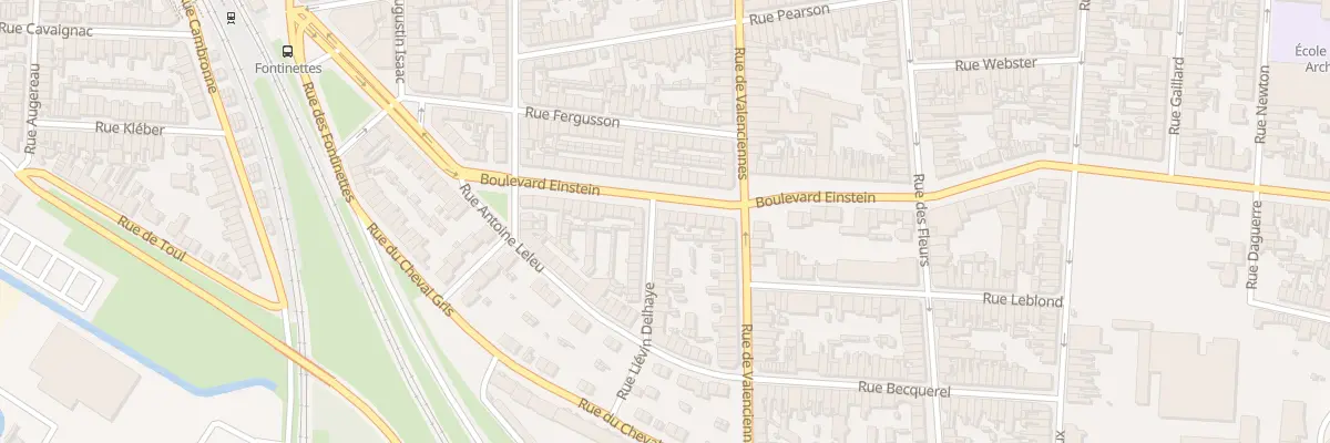 Plan du 1 Rue Lievin Delhaye à Calais