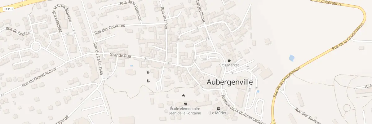 Plan du 2 Gr Grande Rue à Aubergenville