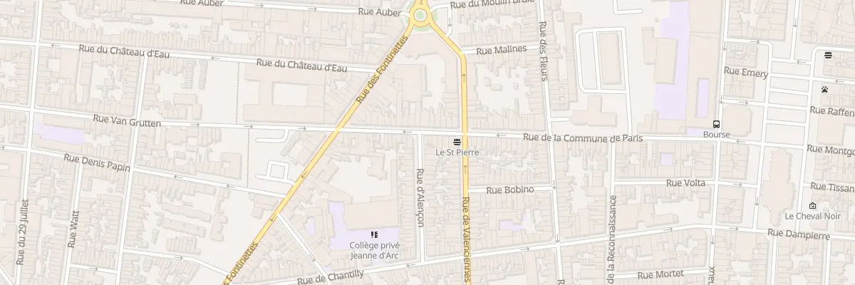 Plan du 32 Rue de la Commune de Paris à Calais