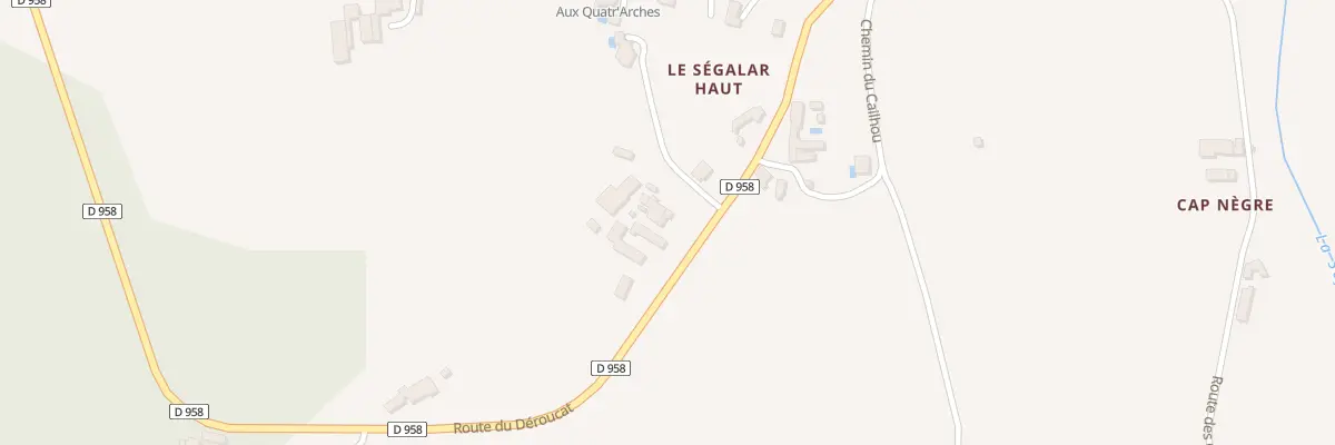 Plan du 480 Rte du Déroucat à Varen