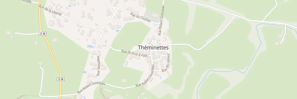 Plan du 5030 Theminettes à Théminettes