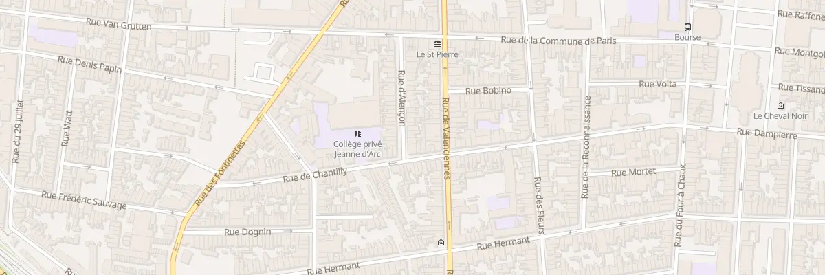 Plan du 39 Rue d’Alençon à Calais