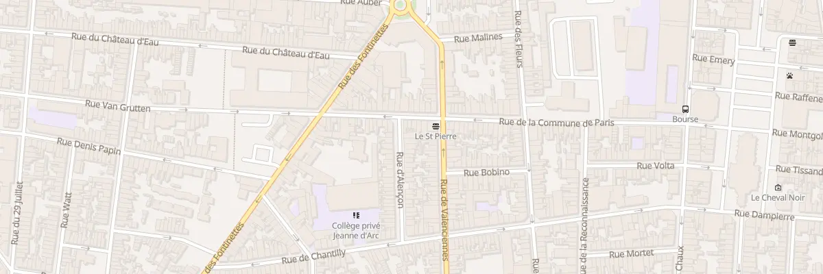 Plan du 1 Rue d’Alençon à Calais