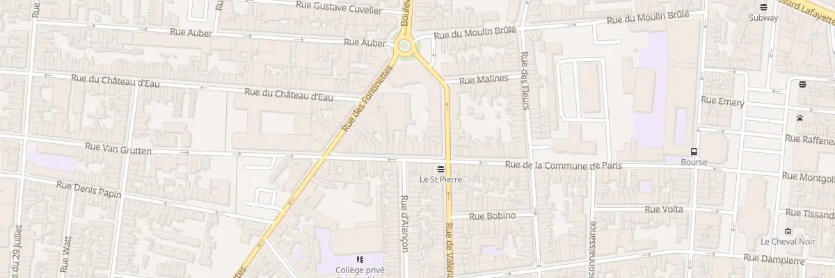 Plan du 21 Rue de la Commune de Paris à Calais