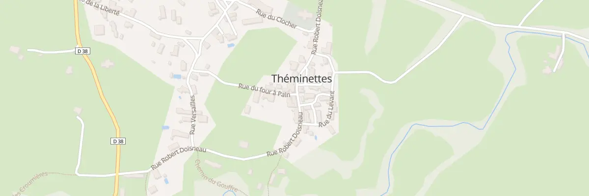 Plan du 5046 Theminettes à Théminettes