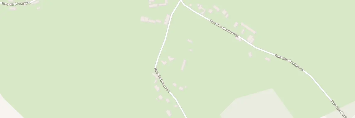Plan du 2 Rue de Grocourt à Wambez