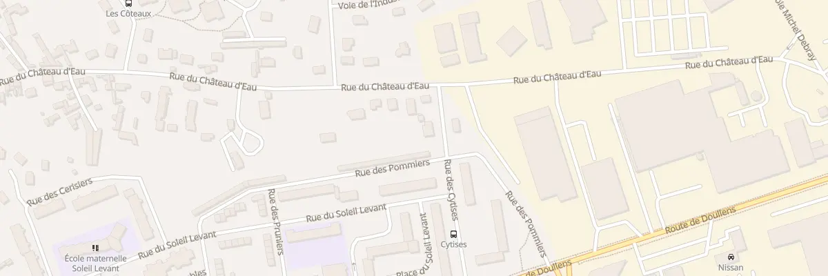 Plan du 126 Rue du Château d’Eau à Abbeville
