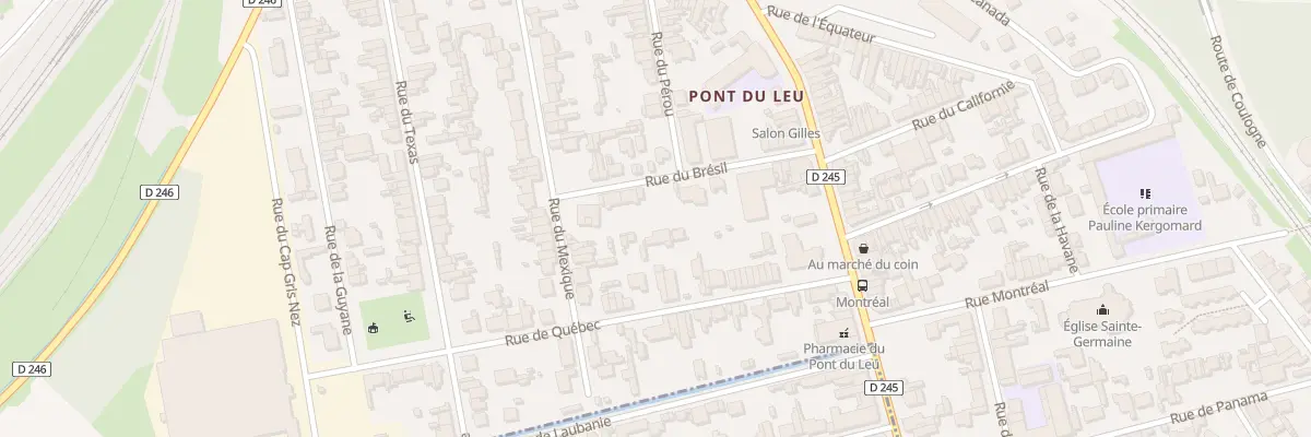 Plan du 13 Rue du Brésil à Calais