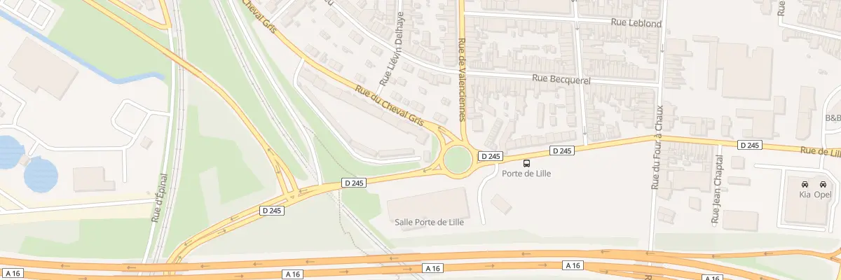 Plan du 54 Rue du Cheval Gris à Calais