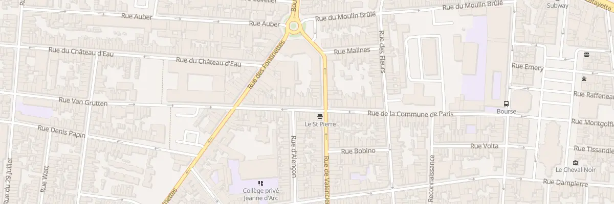 Plan du 23 Rue de la Commune de Paris à Calais