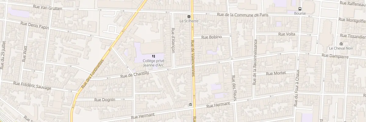 Plan du 57 Rue de Chantilly à Calais
