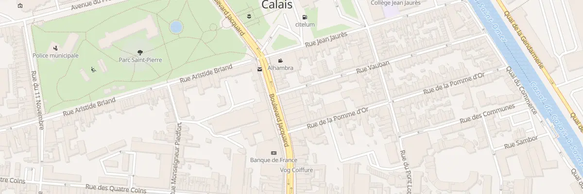 Plan du 4 Rue Vauban à Calais