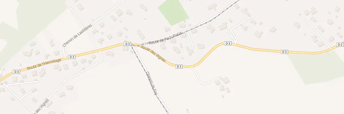 Plan du 63 Rte des Vignes à Glanes