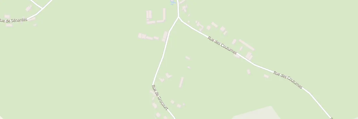Plan du 1 Rue de Grocourt à Wambez