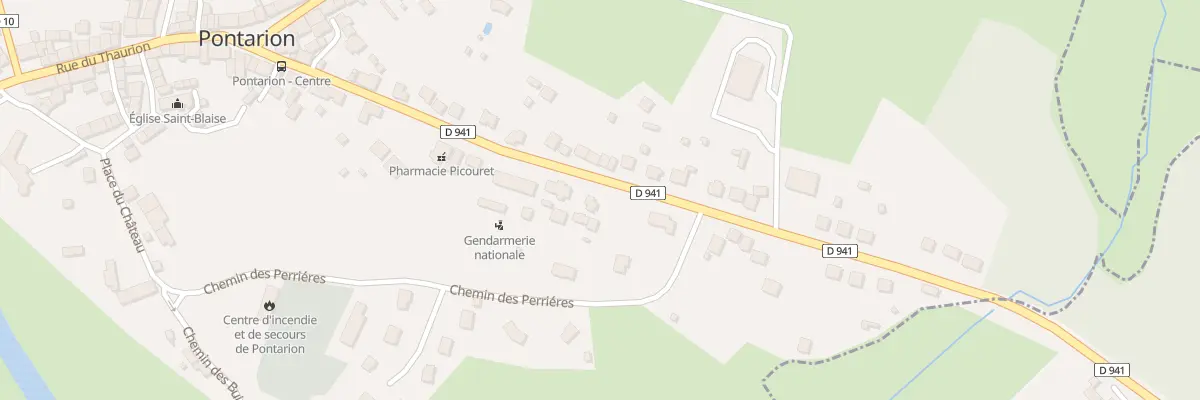 Plan du 20 Rte d’Aubusson à Pontarion