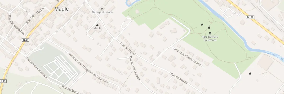 Plan du 17B Rue de Mareil à Maule