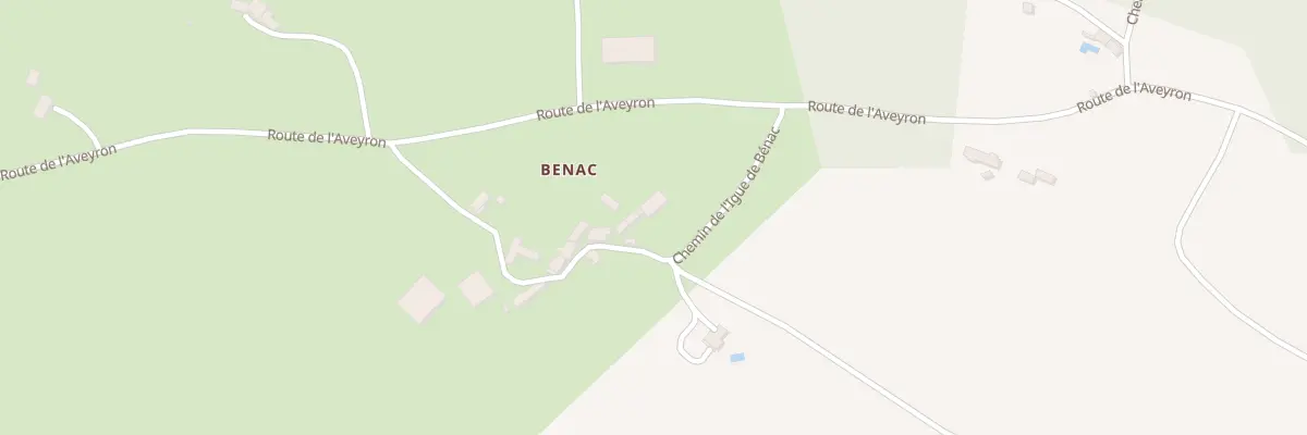 Plan du 5087 Benac à Puylagarde