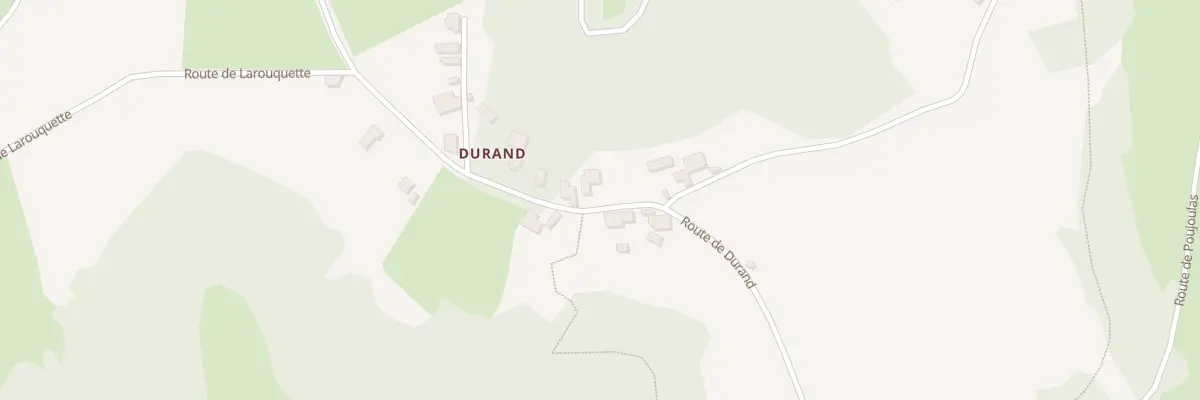 Plan du 1093 Rte de Durand à Saint-Michel-Loubéjou