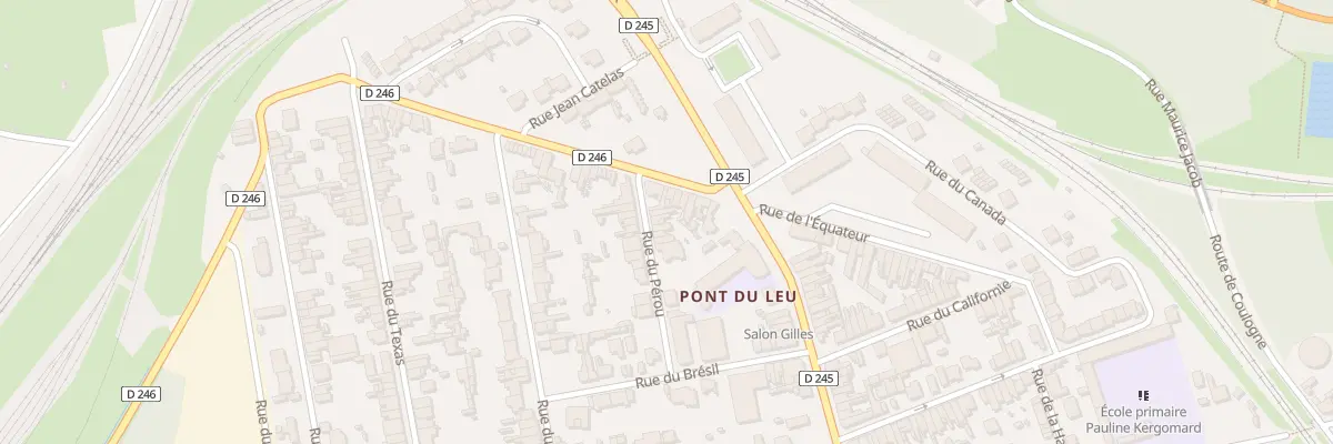 Plan du 3 Rue du Pérou à Calais