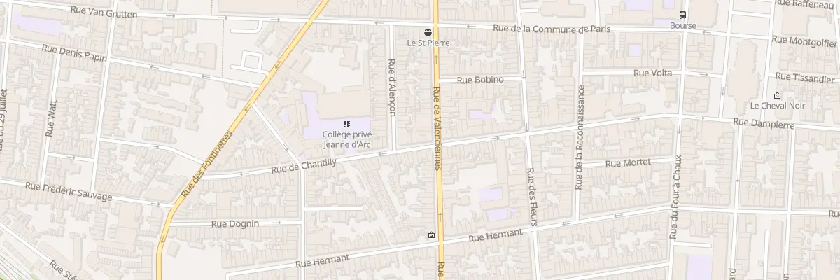 Plan du 59 Rue de Chantilly à Calais