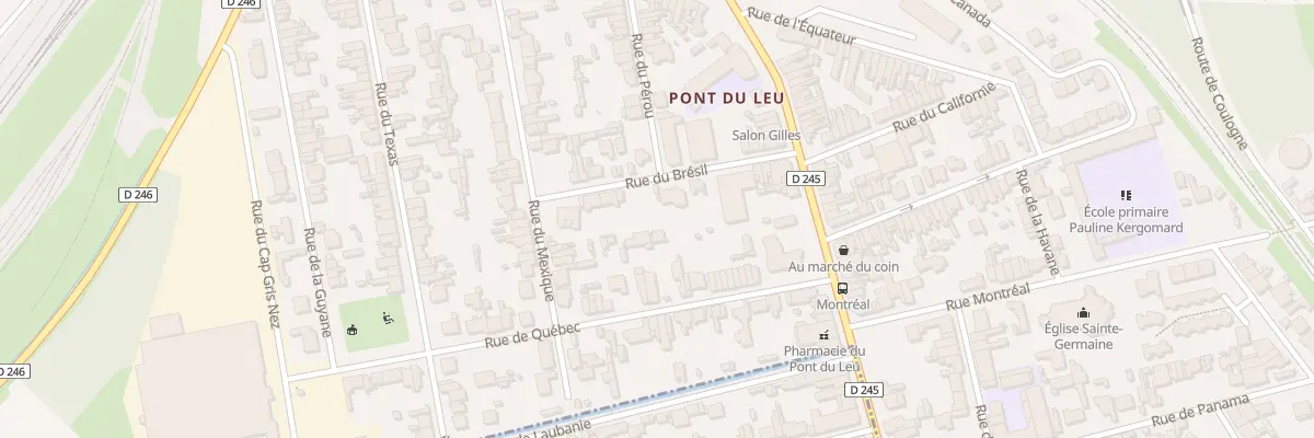 Plan du 11 Rue du Brésil à Calais