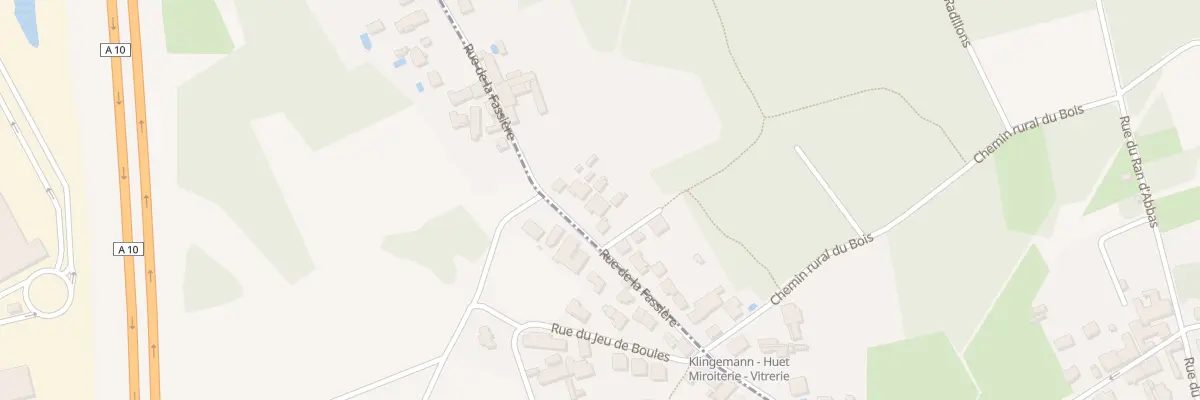 Plan du 356 Rue de la Fassière à Saran