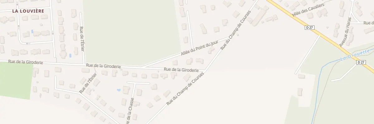 Plan du 47 Rue de la Giroderie à Rambouillet
