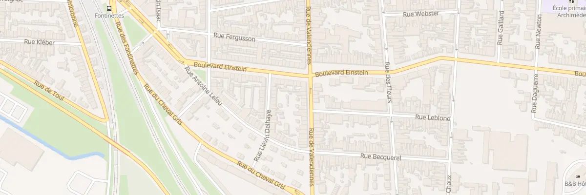 Plan du 172 Rue de Valenciennes à Calais