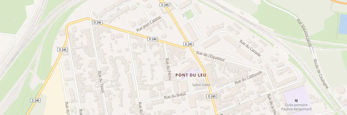 Plan du 5 Rue du Pérou à Calais