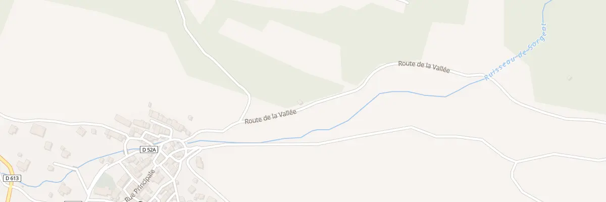 Plan du 123 Rte de la Vallée à Sorgeat