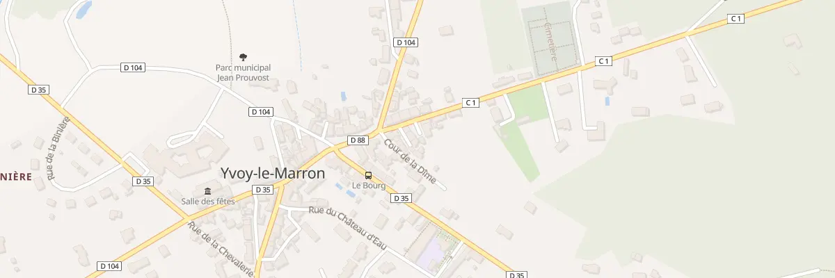 Plan du 21 Cour des Fagotiers à Yvoy-le-Marron