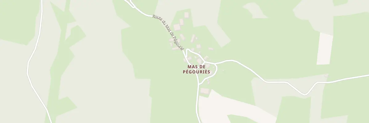 Plan du 5545F Mas de Pegouries à Gréalou
