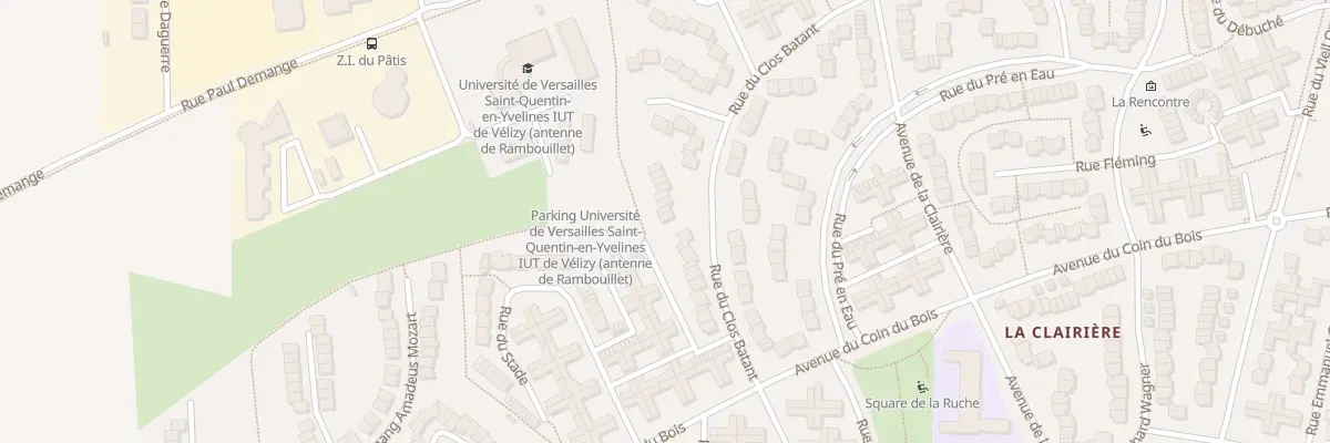 Plan du 56 Rue du Clos Bâtant à Rambouillet