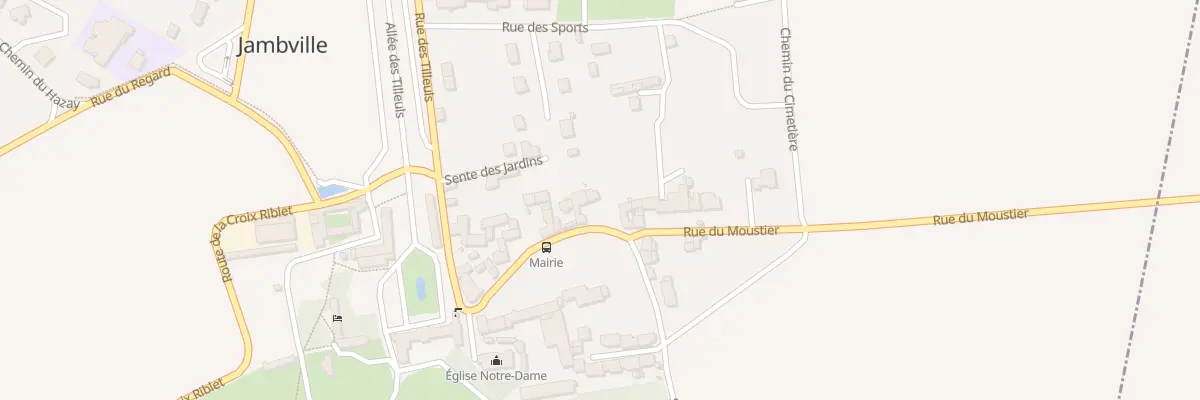Plan du 46 Rue du Moustier à Jambville
