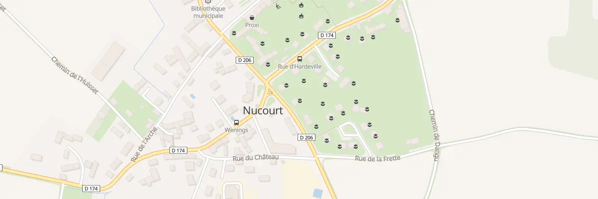 Plan du 9 Rue de Paris à Nucourt