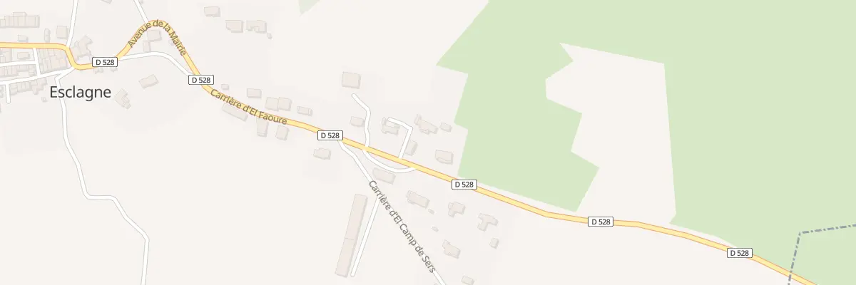 Plan du 10 Rue Principale à Esclagne