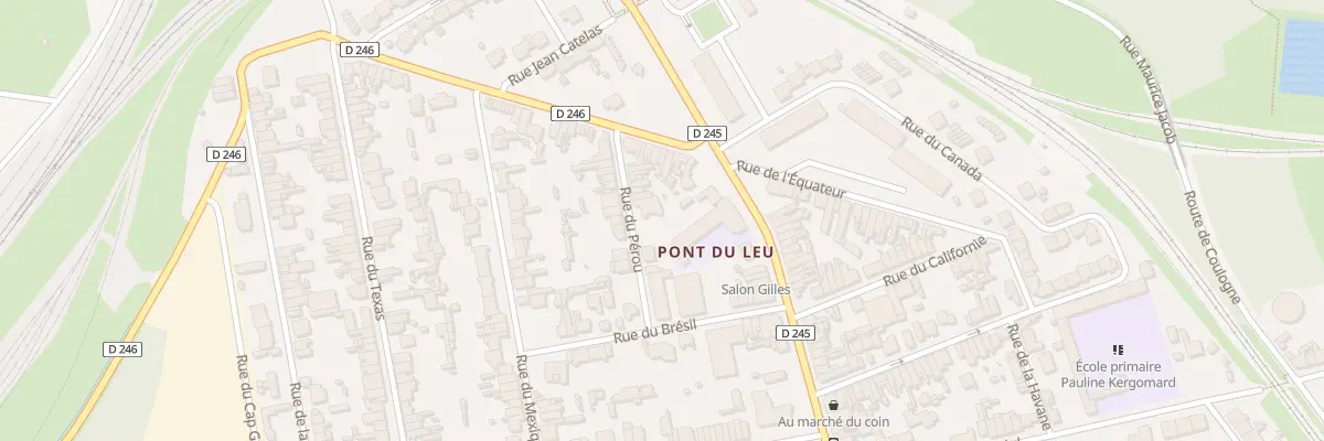 Plan du 11 Rue du Pérou à Calais