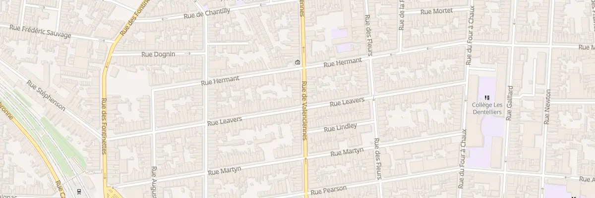Plan du 96 Rue de Valenciennes à Calais