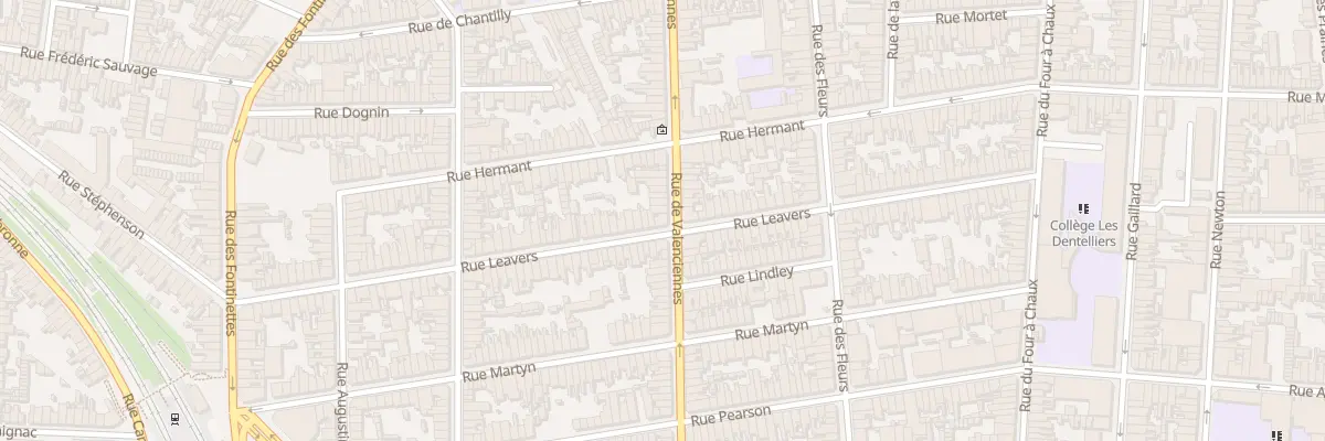 Plan du 98 Rue de Valenciennes à Calais