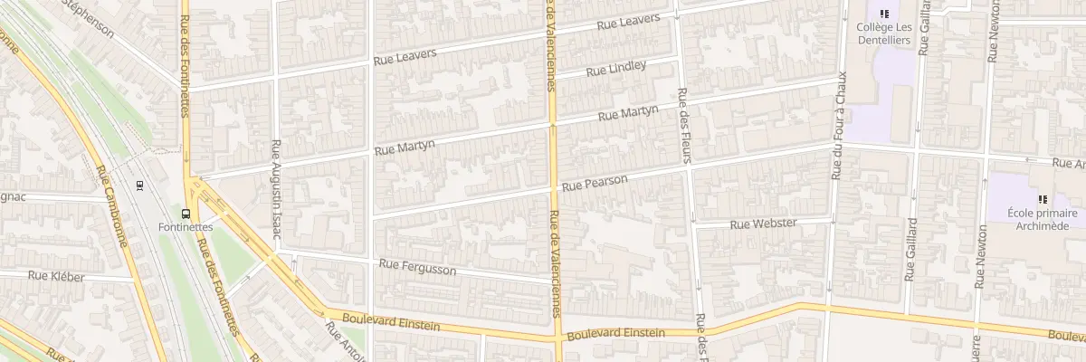 Plan du 140 Rue de Valenciennes à Calais