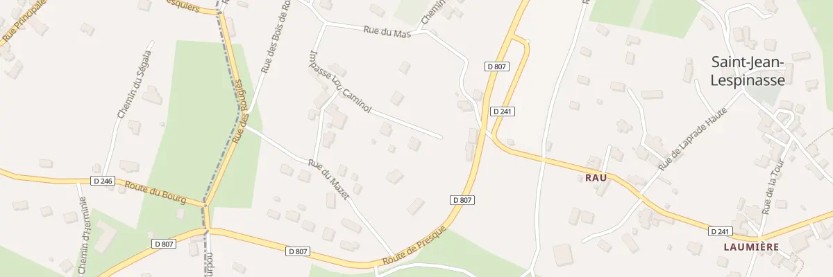 Plan du 5059A Mazet à Saint-Jean-Lespinasse