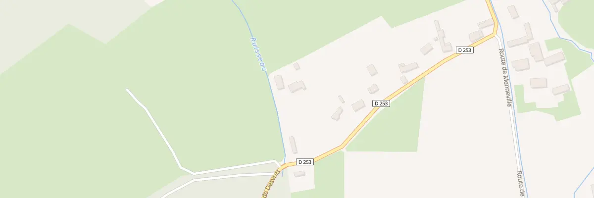 Plan du 84 Rte de Desvres à Bournonville