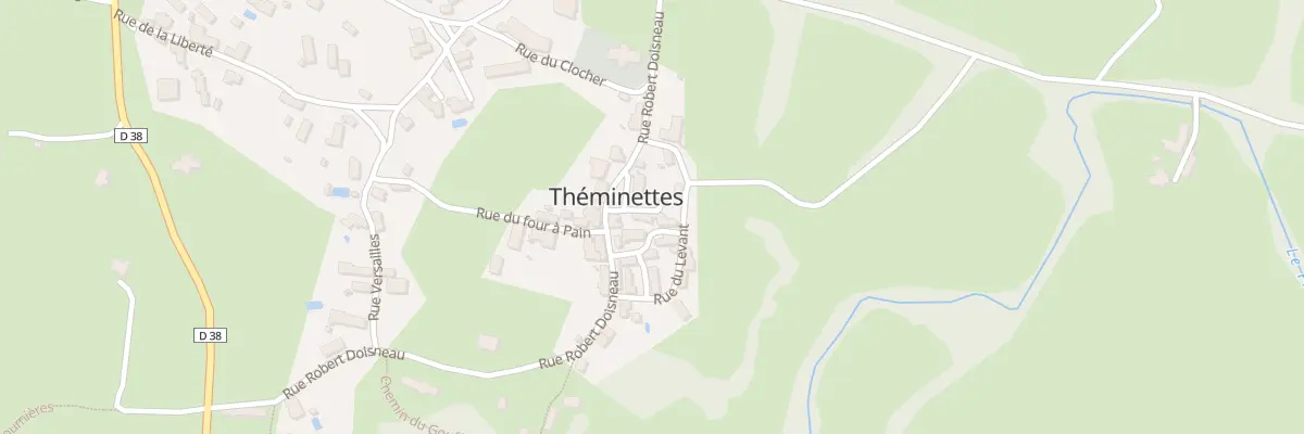 Plan du 5033 Theminettes à Théminettes