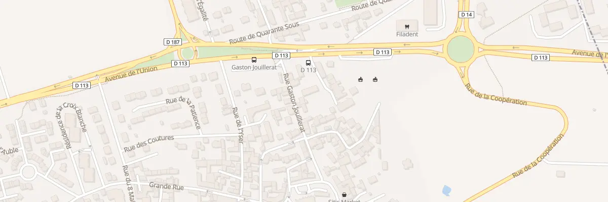 Plan du 24 Rue Gaston Jouillerat à Aubergenville