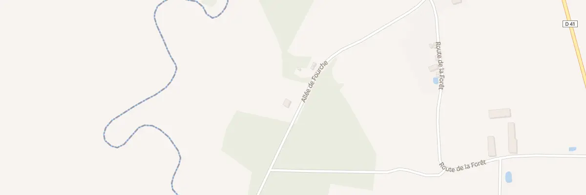 Plan du 6 Rte de Fourche à Mers-sur-Indre
