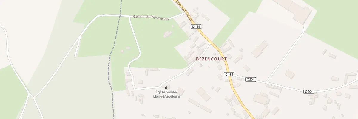 Plan du 8 Rue du 67eme Bca à Hornoy-le-Bourg
