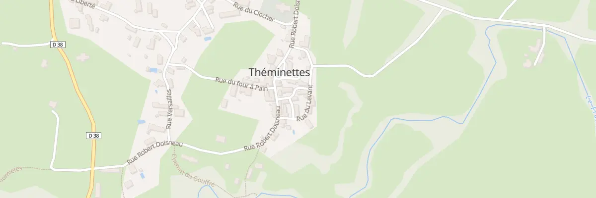 Plan du 5095 Theminettes à Théminettes