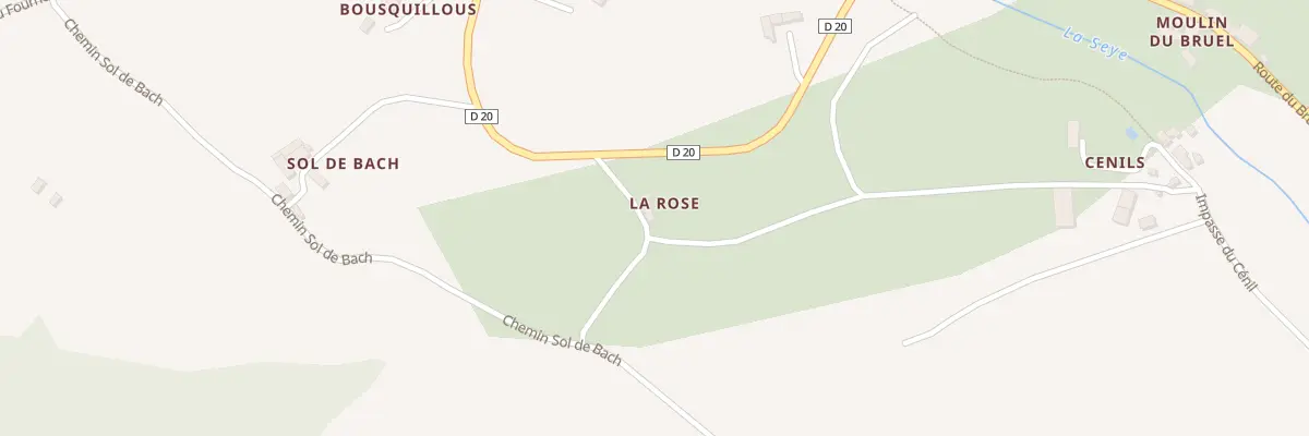 Plan du 5119 Larose à Ginals